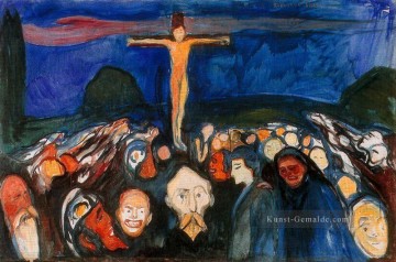  munch Ölgemälde - golgotha 1900 Edvard Munch
